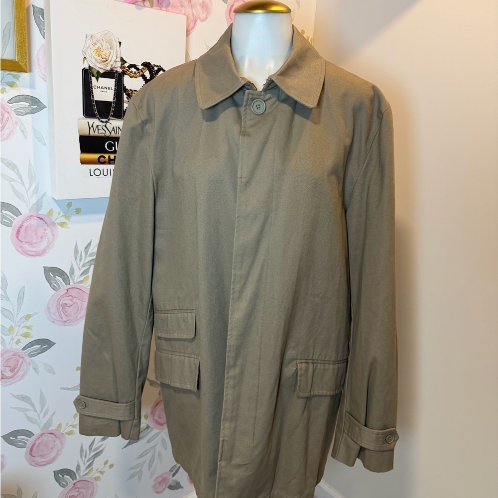 Structure Vintage Men's Beige Trench Coat